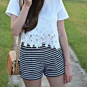 J Crew High Waisted Shorts